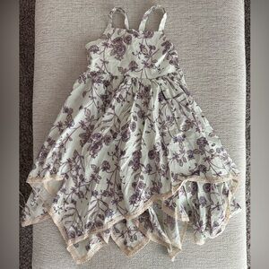 Indie Blue/ purple floral girls size 7 dress